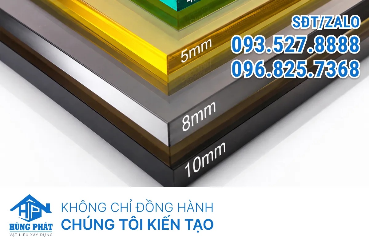 Tấm Polycarbonate Đặc 8mm 3
