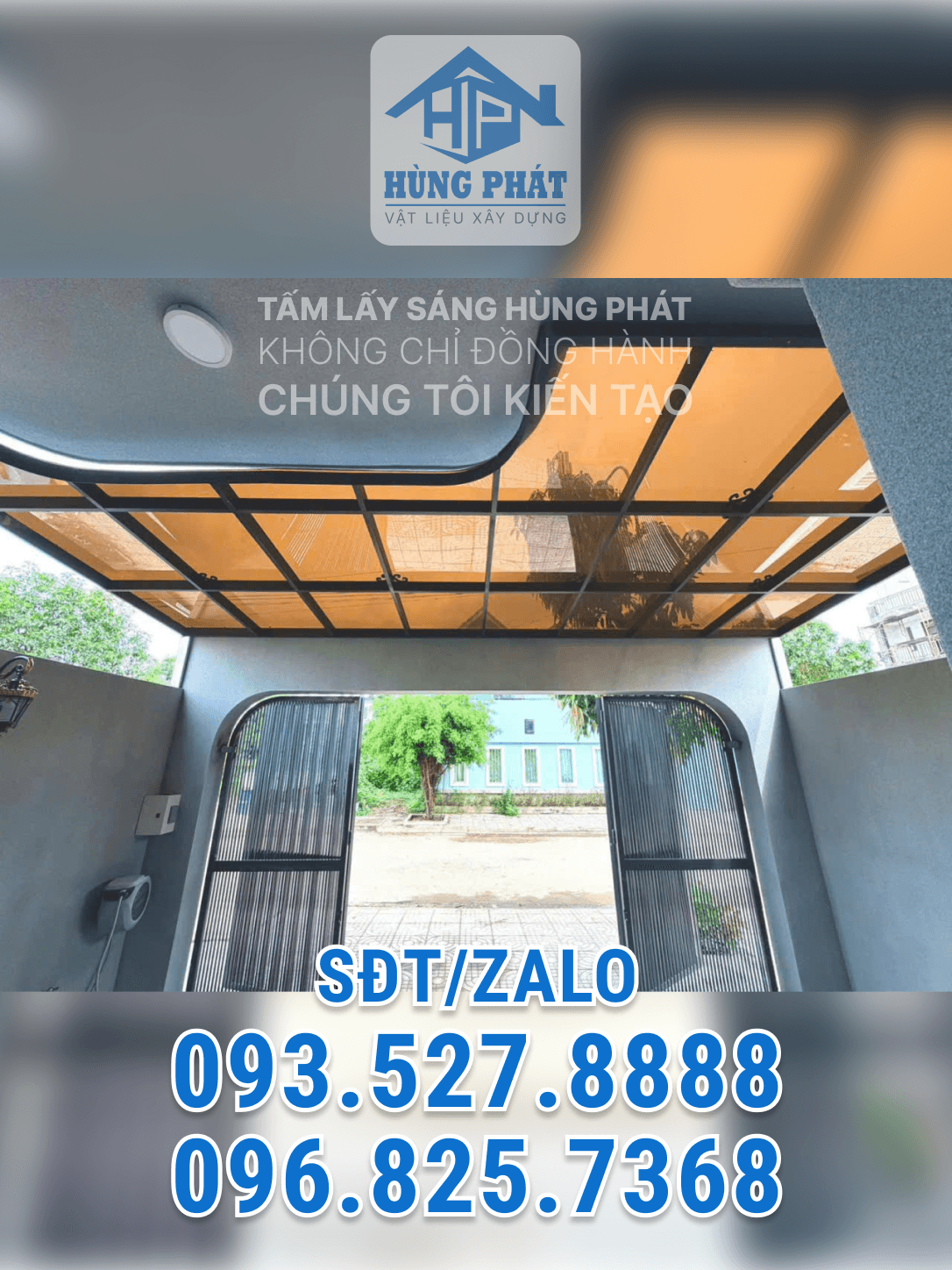 Thi công mái che hồ bơi tại Gò Vấp, TP.HCM – Hùng Phát