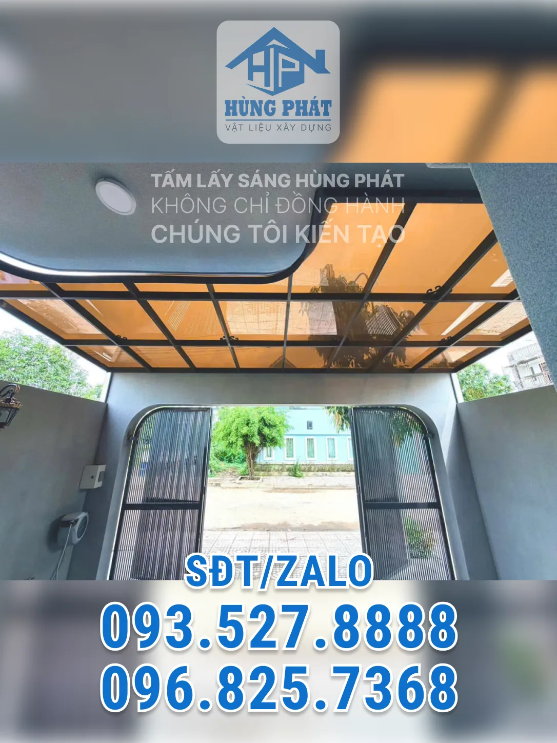 Thi công mái che hồ bơi tại Gò Vấp, TP.HCM – Hùng Phát