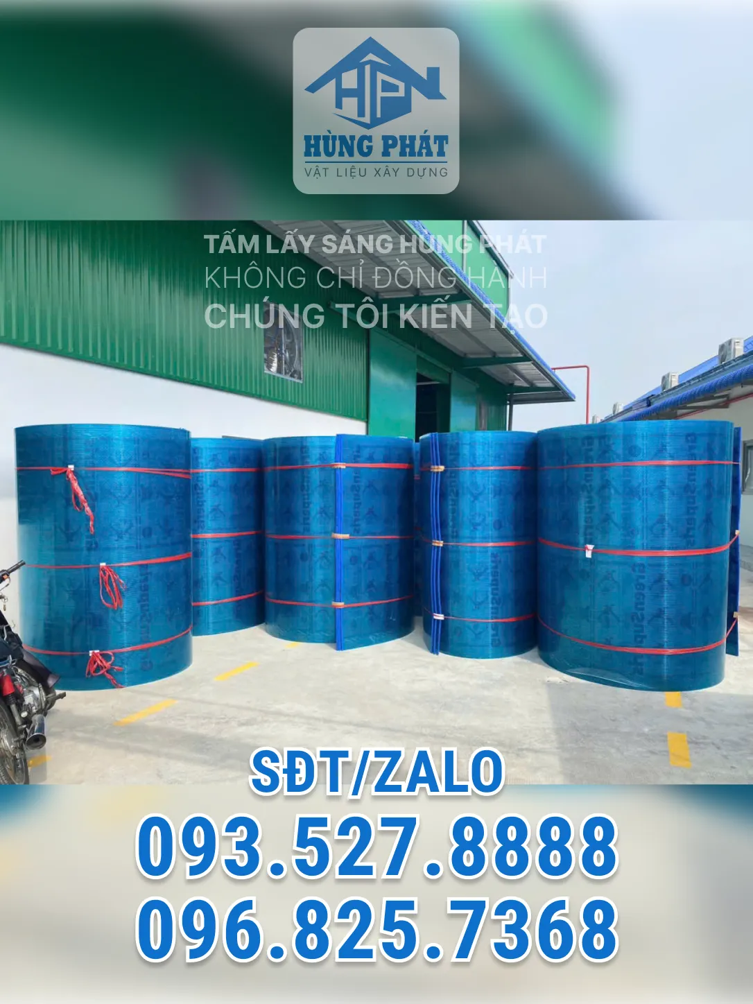 Thi công mái che ô tô polycarbonate tại Đồng Nai – Hùng Phát