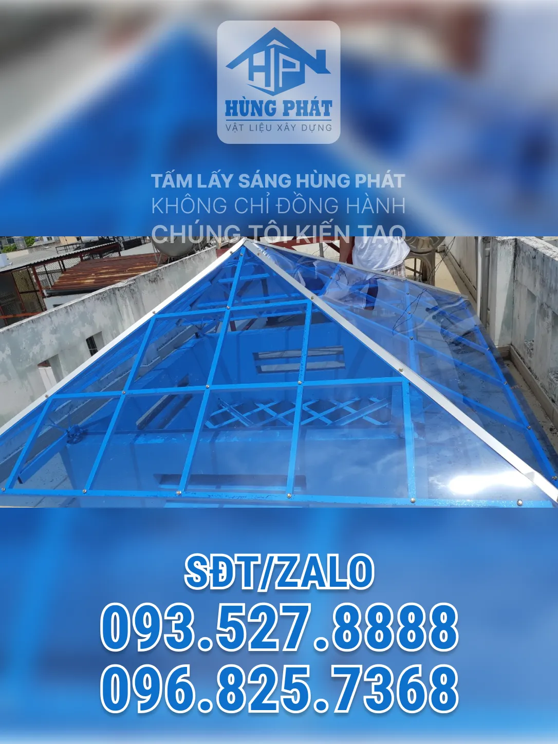 Thi công mái che bệnh viện tại Quận 5, TP.HCM – Hùng Phát