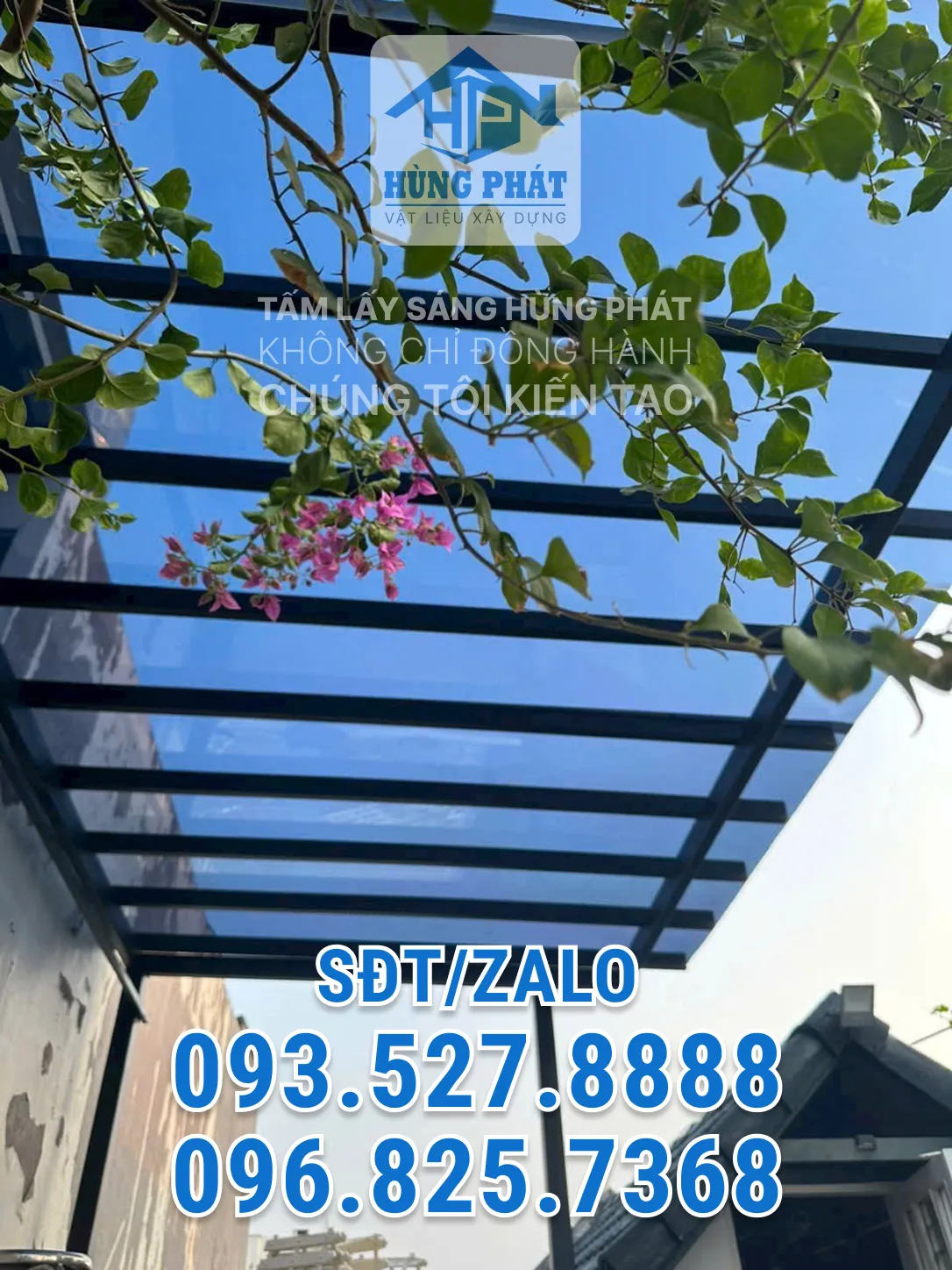 Thi công mái che khu công nghiệp tại Long An – Hùng Phát