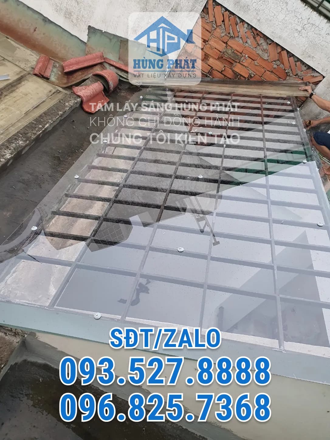 Thi công mái che công trình công cộng tại Quận 3, TP.HCM – Hùng Phát