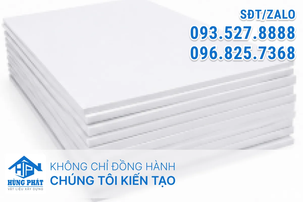 Tấm Nhựa PVC Trắng Sữa