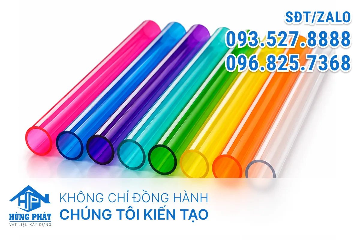 Ống Nhựa Mica Màu 3