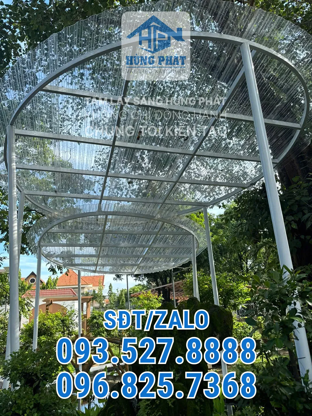 Thi công mái che chung cư tại Quận 7, TP.HCM – Hùng Phát