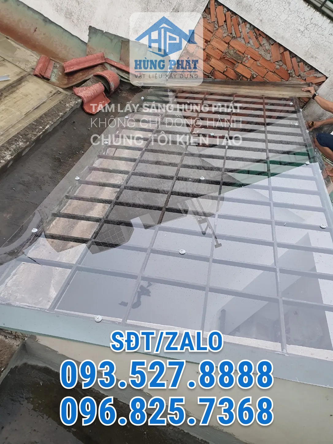 Thi công mái che công trình công cộng tại Quận 3, TP.HCM – Hùng Phát